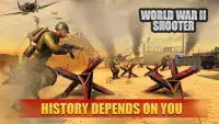 세계 대전 범인 : 무료 총격 사건 게임 : 새로운 전쟁 게임 : 세계 대전 전장 Screen Shot 0