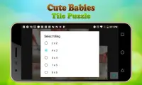 Cute Babies Tile Puzzle Screen Shot 4