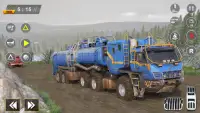 貨物   トラック- 未舗装道路 泥 ゲーム Screen Shot 3