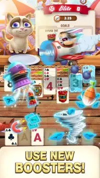 Solitaire Pets - Fun Card Game Screen Shot 2