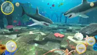 Vie du grand requin blanc: Simulation de mégalodon Screen Shot 1