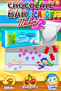 Chocolate Candy Bars Maker & Chewing Gum Games Screen Shot 4