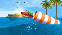 3D Amazing Water Boat Driving Simulator Screen Shot 0