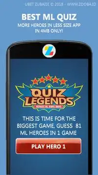 Quiz Legends: ML Heroes & Items Screen Shot 0