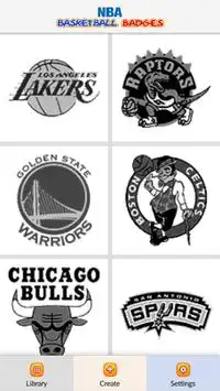 USA Basketball Badges Color by Number - Pixel Art Screen Shot 0