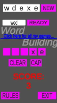 Word Building Screen Shot 1