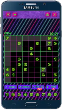 Neon Sudoku Screen Shot 3