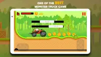 Extreme Monster Truck wheel : Offline Truck game Screen Shot 1