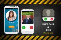 faux appels et SMS Screen Shot 0
