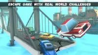 Escape The City Endless Car Games: Falling City 3D Screen Shot 4