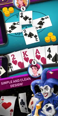 Bid Whist - Offline Card Games Screen Shot 1