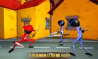 Stickman 닌자 전쟁 극단적 인 싸움 3D Screen Shot 2