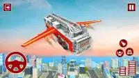 Flying Fire Fighter Rescue Truck Screen Shot 2
