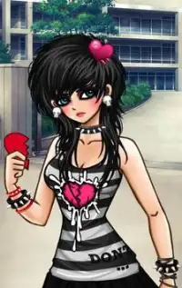 Emo Girl Dress Up Games Screen Shot 1