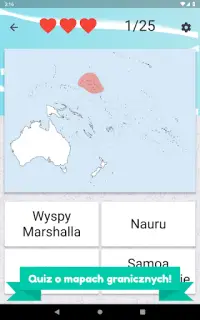 Quiz o Oceanii i Australii - kraje, stolice, flagi Screen Shot 11