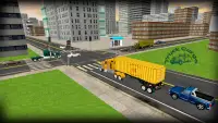 City Truck Cargo Delivery Forklift Driving Game Screen Shot 6