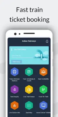 Indian Railway & IRCTC Info app Screen Shot 2