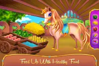 Unicorn Pony Horse Care Game Screen Shot 3