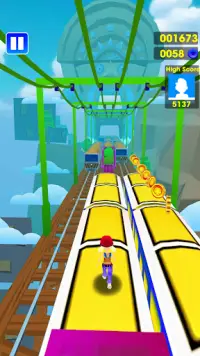 Subway Runner - The Train Run Challenge Screen Shot 2