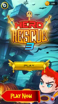 Hero Rescue 3: Pull Pin puzzle game 2021 Screen Shot 0