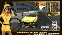 Điên Taxi Driver 3D Screen Shot 1