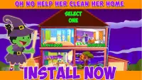 Halloween House Cleanup:Cleaning Games for Girls Screen Shot 9
