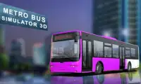 Metro Bus Simulator 3D Screen Shot 0