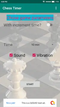 Chess Timer Screen Shot 1