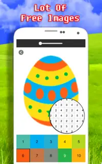 Easter Egg Coloring Game - Color By Number Screen Shot 5