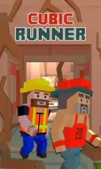 Cubic Runner - Subway Temple Jungle Run Minecraft Screen Shot 0