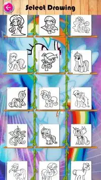 my little pony coloring game Screen Shot 3