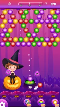 Bubble Shooter: Dark Halloween Screen Shot 1