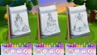 Princess Coloring Book: Kids Color Game Screen Shot 4