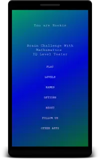 Brain Challenge With Mathematics | IQ Level Tester Screen Shot 4