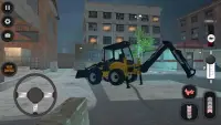 Truck Backhoe Loader Simulator Screen Shot 1
