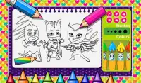 Coloring For Pj Masks - Colouring Book Screen Shot 3