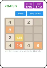 2048 G : An Amazing Game Of Numbers And Tiles Screen Shot 0