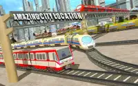 Ciudad de conducción de trenes 2018: Simulador de Screen Shot 10
