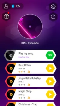 KPOP Music Hop: BTS Dancing Tiles Hop Ball Screen Shot 1
