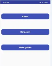 Chess game  , Connect4 game Screen Shot 0