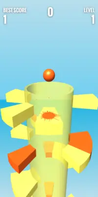 helix drop stack ball fall Screen Shot 1