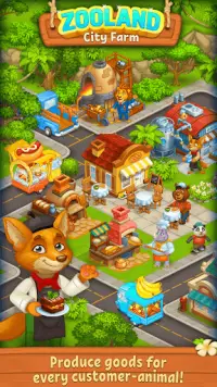 Farm Zoo: Happy Day in Animal Village and Pet City Screen Shot 1