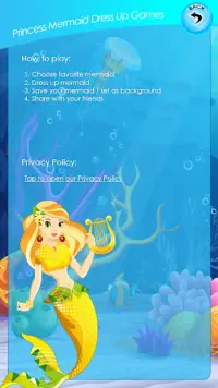 Princess Mermaid Dress Up Game Screen Shot 6