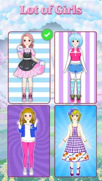 Chibi Dolls Dress up Girl Game Screen Shot 3
