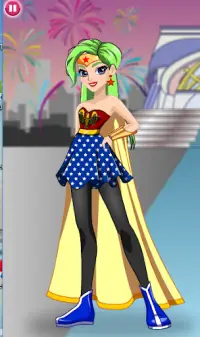 Super Hero  Dress Up Stylich Girls Screen Shot 3