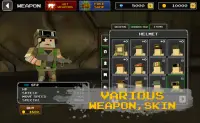 Pixel Z Hunter2 3D - World Battle Survival TPS Screen Shot 2