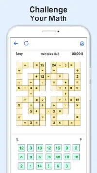 Math Cross - Math Puzzle Games Screen Shot 0