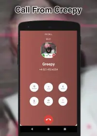 Creepy Granny's Fake Call And Chat Screen Shot 2