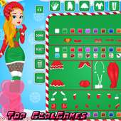 Christmas doll creator dressup