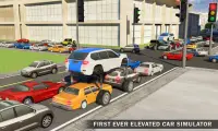 Elevated Car Driving Simulator Screen Shot 1